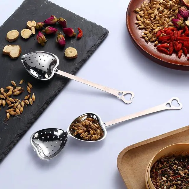 Alt view image 5 of 7 - Stainless Steel Tea Infuser for Loose Leaf Teas, Tea Ftrainer for Brew Tea, Spices & Seasonings, Stainless Steel Loose Leaf Teas Steeper with Corks,6.1 x 1.2 inch