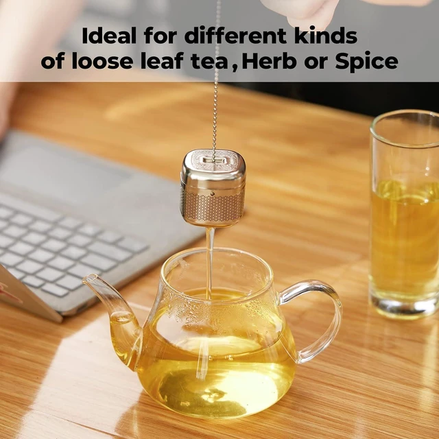 Alt view image 7 of 7 - Reinmoson 304 Stainless Steel Tea Infuser for Loose Leaf Tea
