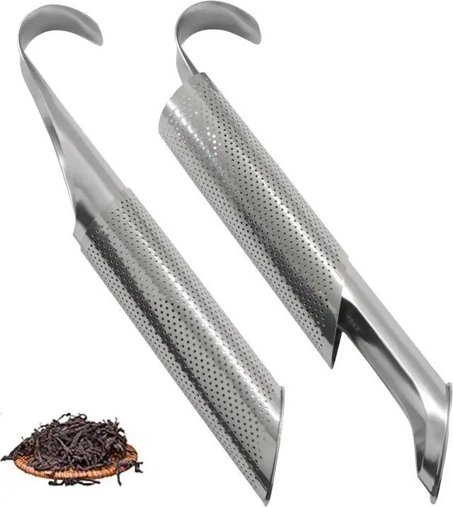 Main image of Stainless Steel Long Handle Tea Infuser Stick, 2Pcs