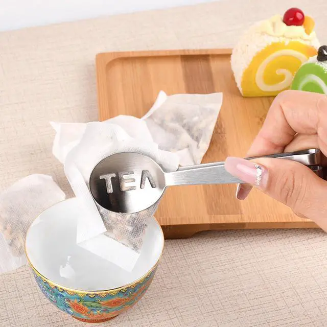Alt view image 2 of 7 - 4Pcs Tea Bag Squeezer, Stainless Steel Tea Tongs, Metal Tea Bag Holder