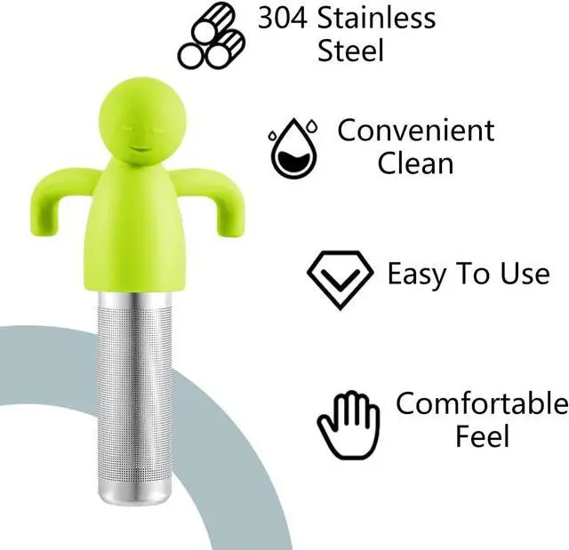 Alt view image 2 of 7 - 3 Pcs Tea Infuser for Loose Tea,Extra Fine Mesh,304 Stainless Steel