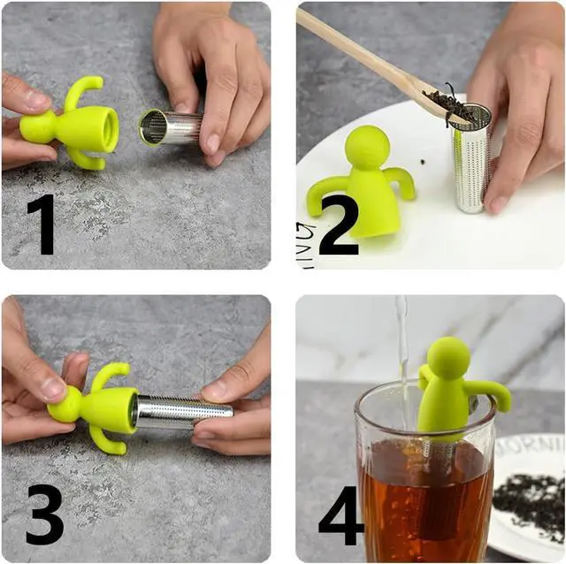 Alt view image 3 of 7 - 3 Pcs Tea Infuser for Loose Tea,Extra Fine Mesh,304 Stainless Steel