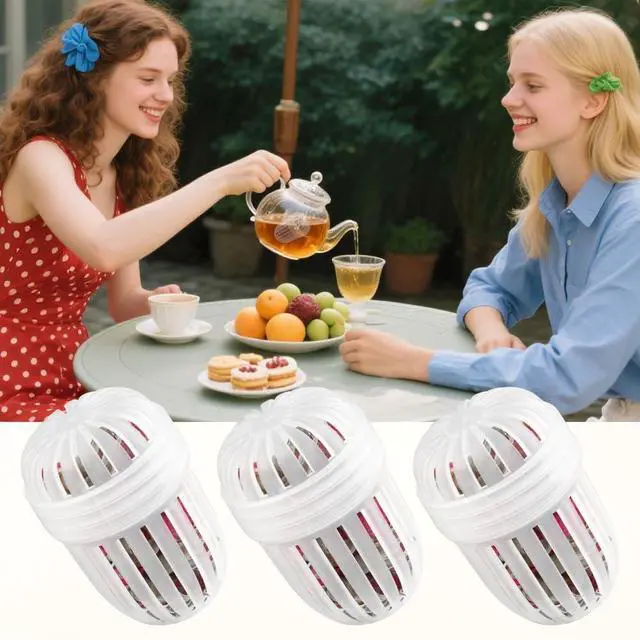 Alt view image 7 of 7 - 3PCS Fruit Infuser Insert, Flower Tea Infuser for Wide Mouth Water Bottles, Tea Infuse Ball Compatible with Stanley,Hydro Flask, Iron Flask,Takeya, ThermoFlask and Similar