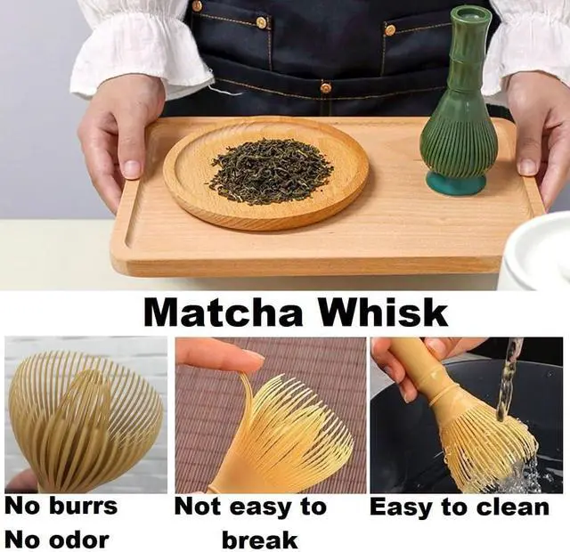 Alt view image 5 of 6 - Matcha Whisk, PP Resin Matcha Stirrer, Traditional Handcrafted Japanese Matcha Tea Mixer Brush Mixing Tool Accessory for Tea Preparation (Yellow)