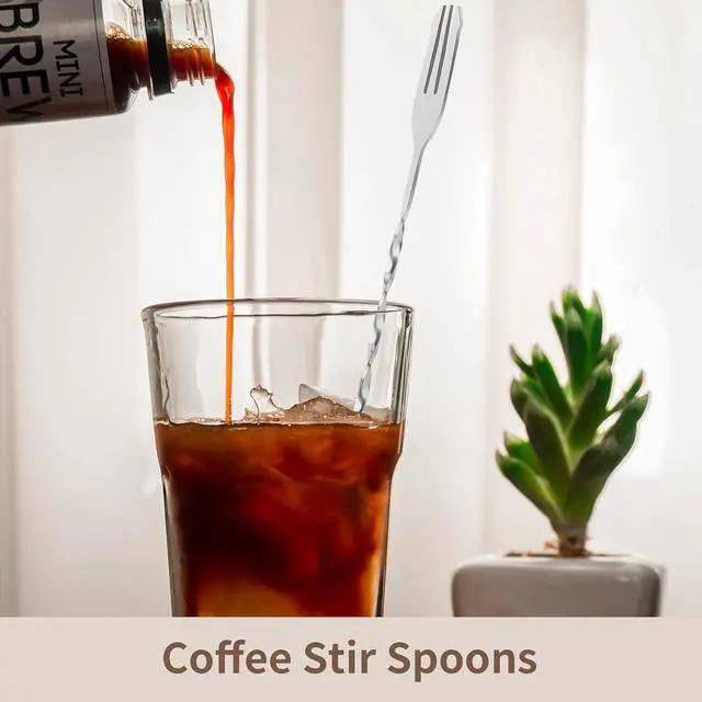Alt view image 7 of 7 - Cuttte 2pcs Bar Spoon Cocktail Mixing Spoons for Drinks 12.7 Inches Long