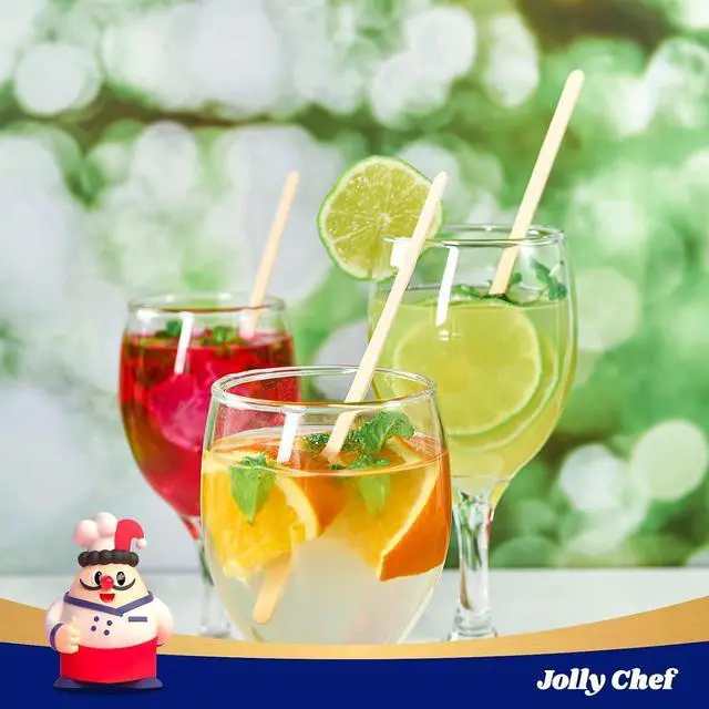 Alt view image 5 of 7 - JOLLY CHEF 1000 Count Wooden Coffee Stirrers 5.5 inch