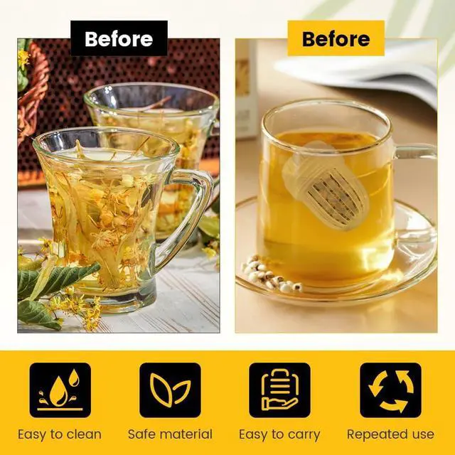 Alt view image 3 of 7 - 3PCS Fruit Infuser Insert, Flower Tea Infuser for Wide Mouth Water Bottles, Tea Infuse Ball Compatible with Stanley,Hydro Flask, Iron Flask,Takeya, ThermoFlask and Similar
