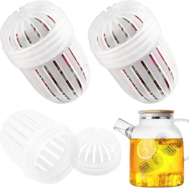 Alt view image 7 of 7 - 3PCS Fruit Infuser Insert,Flower Tea Infuser for Wide Mouth Water Bottles
