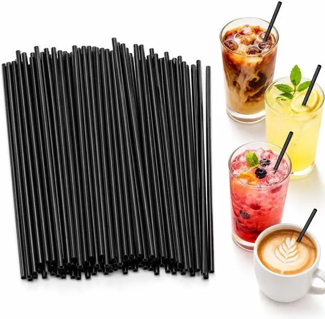 Main image of MAQIHAN 600PCS Coffee Stir Sticks - Black Plastic Stirrers for Coffee Bar