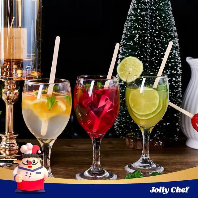 Alt view image 6 of 7 - JOLLY CHEF 5.5 inch Wooden Coffee Stirrers 100 Count