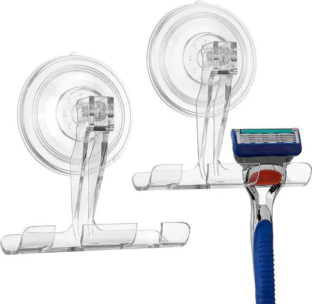 Main image of ANDGOO Suction Cup Razor Holder for Shower, 2 Pack