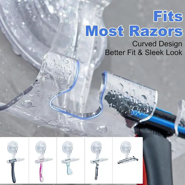 Alt view image 3 of 7 - ANDGOO Suction Cup Razor Holder for Shower, 2 Pack
