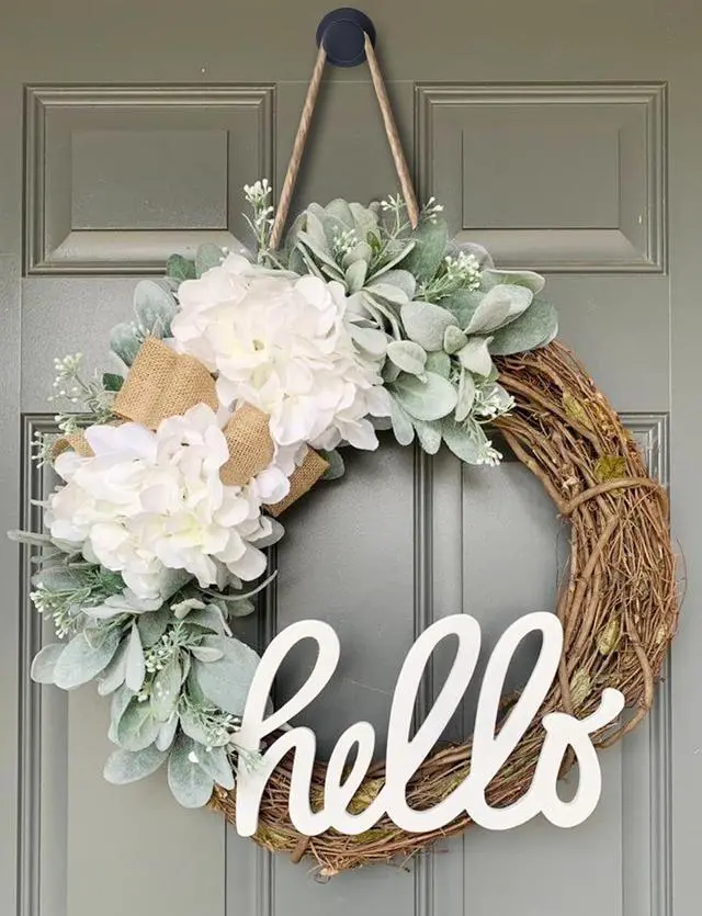 Alt view image 5 of 7 - Magnetic Wreath Hanger Heavy Duty Hook, Rubber-Coated Magnet for Metal Door