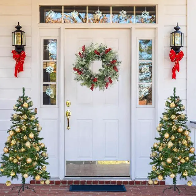Alt view image 5 of 5 - 3 Pack Clear Suction Cup Wreath Hooks, Heavy-Duty Reusable Wreath Hangers for Glass Windows Smooth Doors, Waterproof Suction Cup Hooks for Shower Bathroom kitchenware and Christmas Wreaths