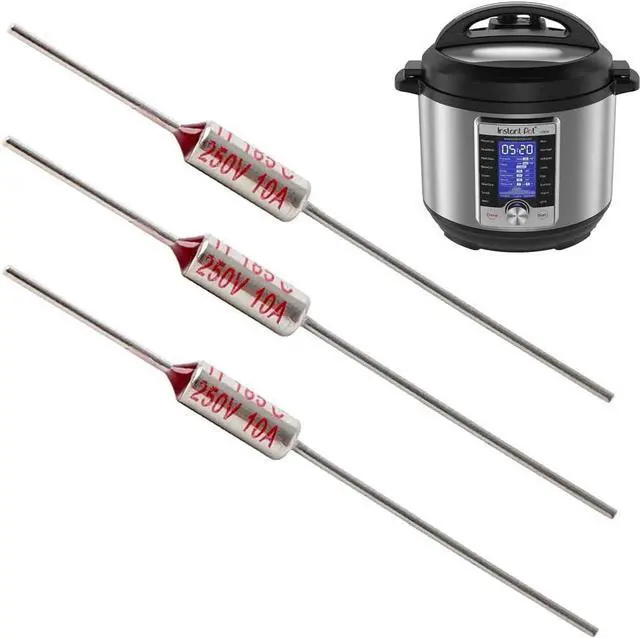 Main image of Original Electric Pressure Cookers Thermal Fuses for Instant Pot 3,6,8 Qt DUO/ULTRA/LUX, 185 Celsius Thermal Fuses for Pressure Cooker for PowerXL/Quick Pot/ Y4D-36 Y6D-36 Y8D 36 Y10D-36, 3-Pack