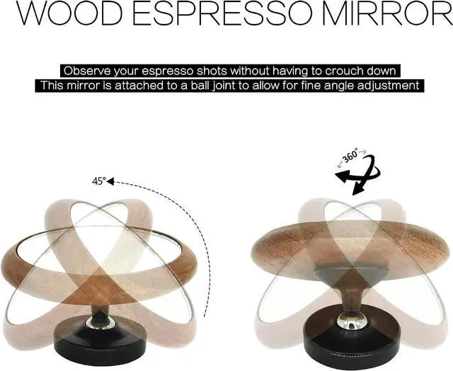 Alt view image 3 of 7 - Espresso Lens Reflective Flow Rate Observation Mirror