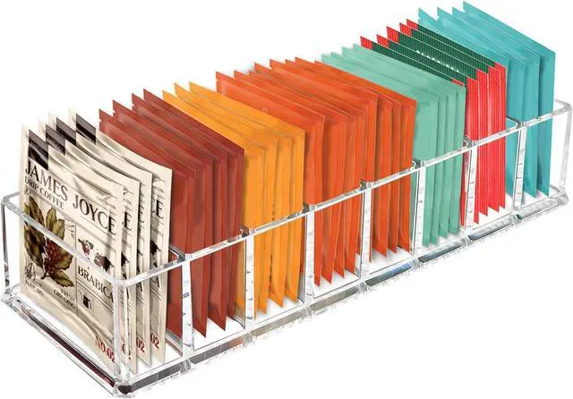 Main image of Tasybox Tea Bag Organizer, Tea Holder, Tea Organizers and Storage, 1 Pack