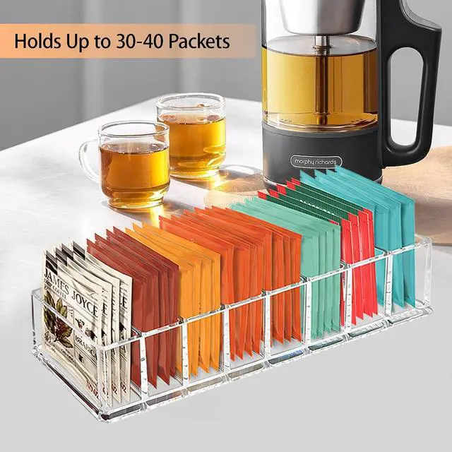 Alt view image 2 of 7 - Tasybox Tea Bag Organizer, Tea Holder, Tea Organizers and Storage, 1 Pack