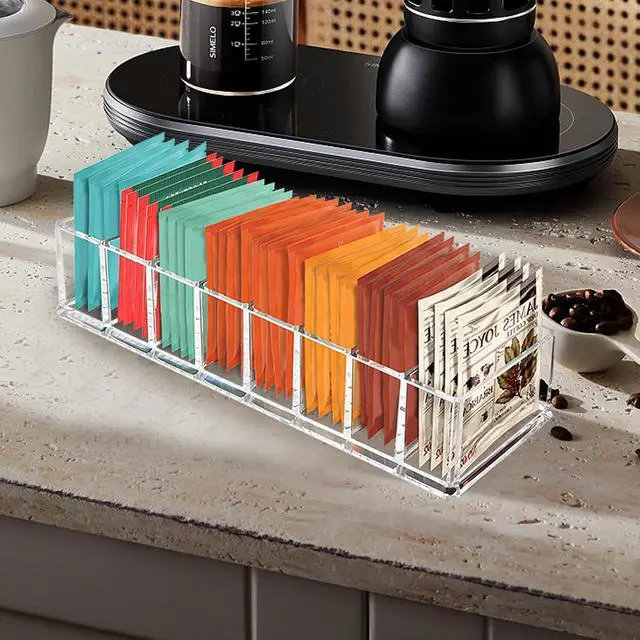 Alt view image 7 of 7 - Tasybox Tea Bag Organizer, Tea Holder, Tea Organizers and Storage, 1 Pack