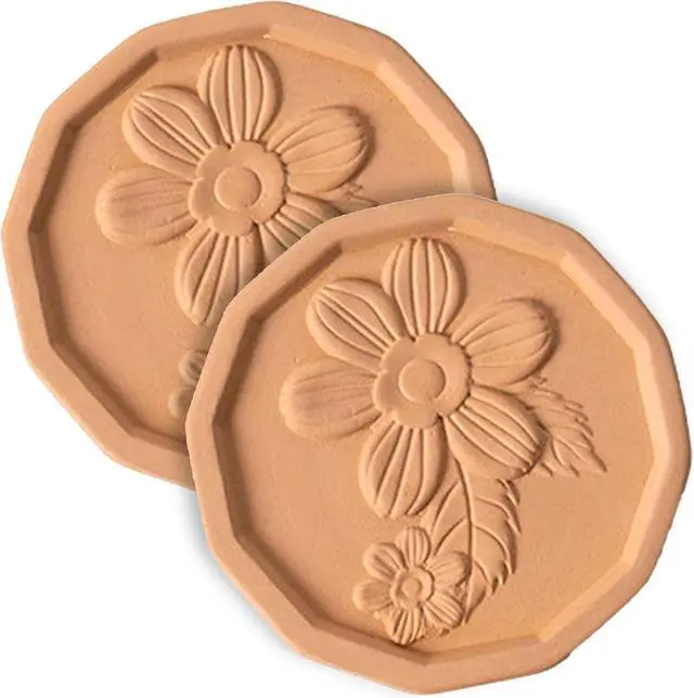Main image of 2PCS Terracotta Brown Sugar Saver, Reusable Brown Sugar Keeper