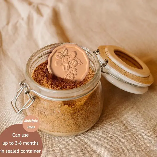 Alt view image 7 of 7 - 2PCS Terracotta Brown Sugar Saver, Reusable Brown Sugar Keeper