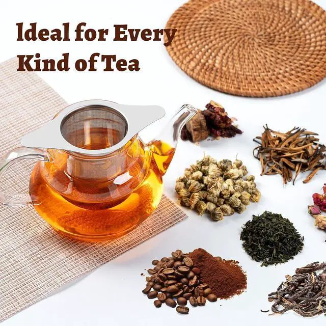 Alt view image 4 of 6 - FrutPunch 2 Pack Loose Leaf Tea Infuser with Lid, Ultra-Fine Mesh
