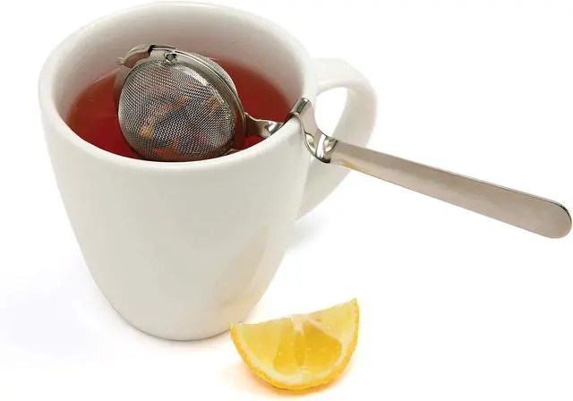 Alt view image 5 of 6 - Norpro Mesh Tea Ball with Cup Rest Handle