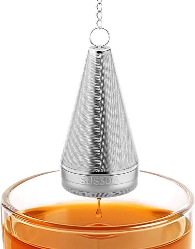 Main image of 304 Stainless Steel Cone Tea Infuser for Loose Leaf Tea Steeper