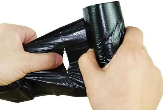 Alt view image 3 of 5 - 1.2-1.5 Gallon Small Trash Bags, Black Garbage Bag , Wastebasket Trash Bags 120 Counts
