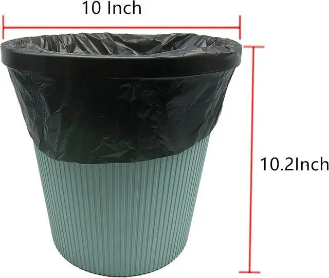 Alt view image 5 of 5 - 1.2-1.5 Gallon Small Trash Bags, Black Garbage Bag , Wastebasket Trash Bags 120 Counts