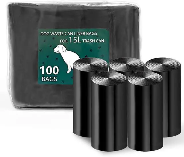 Main image of Dog Waste Bags - 100 Pcs Dog Poop Bags for 20L Dog Poop Trash Can
