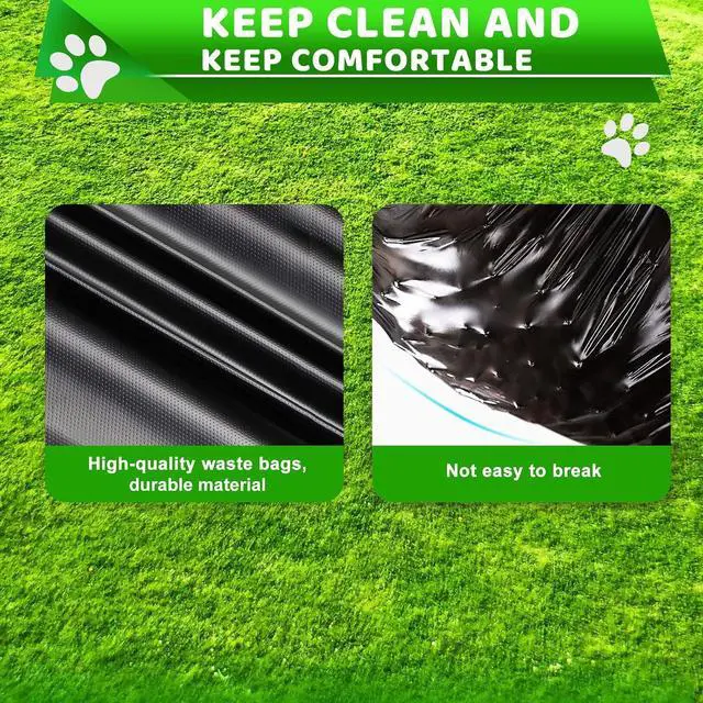 Alt view image 4 of 7 - Dog Waste Bags - 100 Pcs Dog Poop Bags for 20L Dog Poop Trash Can