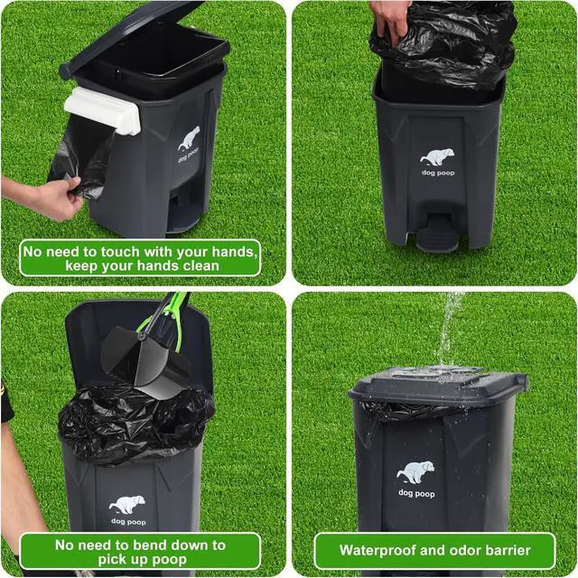 Alt view image 5 of 7 - Dog Waste Bags - 100 Pcs Dog Poop Bags for 20L Dog Poop Trash Can