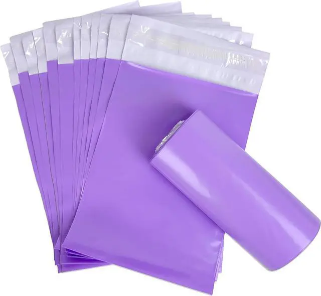 Main image of Disposal Sanitary Napkin Bags, 100 Pcs, Purple Disposable Plastic trash bag with Self-sealing for Odor-proof, disposal of Feminine Hygiene or Pet Waste, 10" x 6"