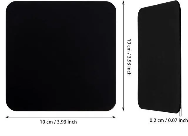 Alt view image 2 of 7 - Mini Skater 3pcs Silicone Bar Coaster Square Modern Cup Drink Mat Plate Creative Rug Mug Pad for Table Countertop Desk Cold Hot Drink Coffee Tea Kitchen Home Decor,3.93in (Black & Brown & Gray)