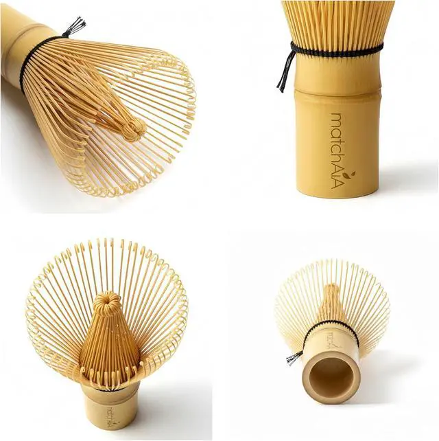 Alt view image 7 of 7 - MatchAiA Premium Bamboo Matcha Whisk (Chasen) - Handcrafted Traditional 100-Prong Japanese Tea Whisk for Ceremonial Matcha & Modern Lattes