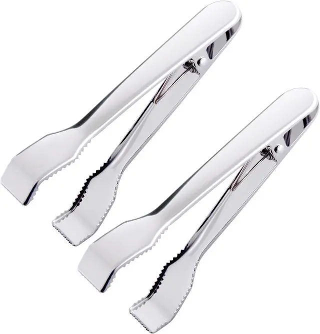 Main image of HINMAY Ice Tongs for Ice Bucket 6-3/4 Inch, Set of 2