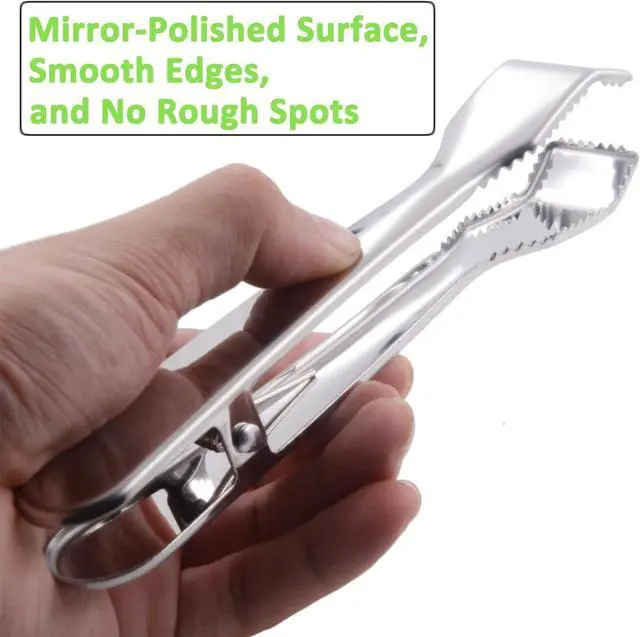 Alt view image 3 of 5 - HINMAY Ice Tongs for Ice Bucket 6-3/4 Inch, Set of 2