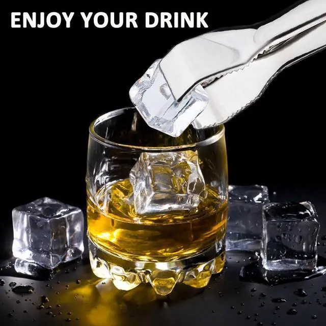 Alt view image 5 of 5 - HINMAY Ice Tongs for Ice Bucket 6-3/4 Inch, Set of 2