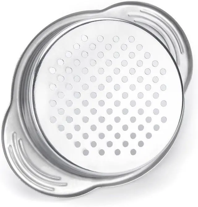 Alt view image 3 of 6 - Tuna Strainer Press, Tuna Can Strainer Food-Grade Stainless Steel Canning Colander for Regular-Size and Wide-Necked Tunas 1-Pack
