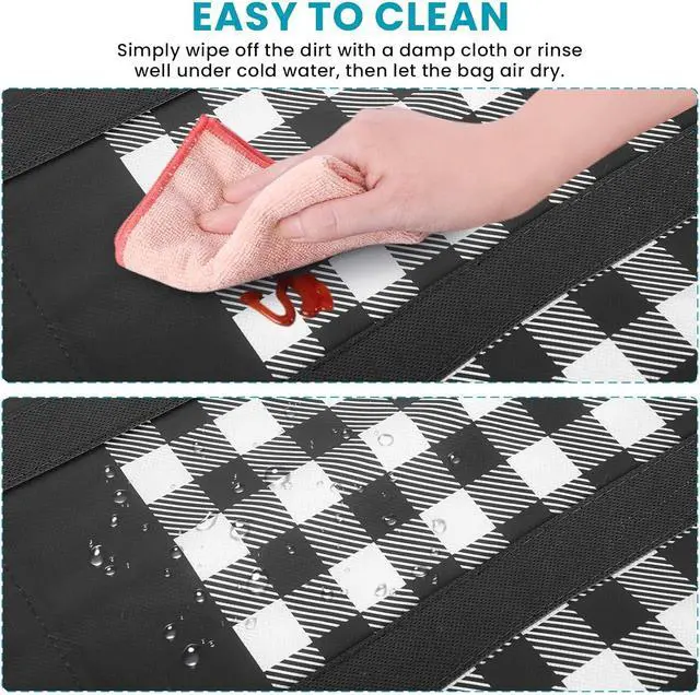 Alt view image 5 of 6 - WOWBOX Reusable Grocery Bags, Foldable Reusable Shopping Tote Bags