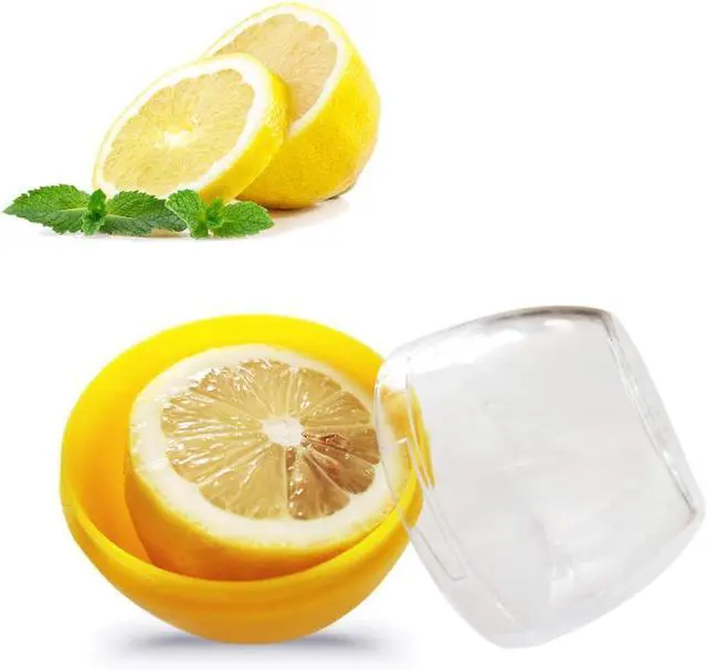 Alt view image 2 of 3 - Lemon Storage Containers Lime Saver Fresh Keeper Fruit Storage Holder for Fridge