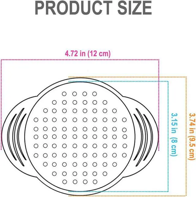 Alt view image 4 of 6 - Tuna Strainer Press, Tuna Can Strainer Food-Grade Stainless Steel Canning Colander for Regular-Size and Wide-Necked Tunas 1-Pack