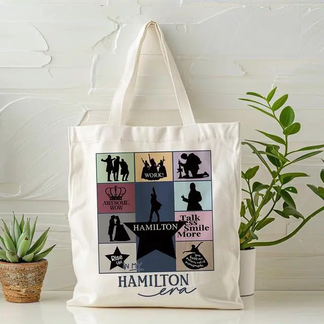 Alt view image 3 of 6 - Canvas Tote Bag Aesthetic for Women,Reusable Canvas Cute Shoulder Bag for Grocery, Shopping, Beach & Daily Use
