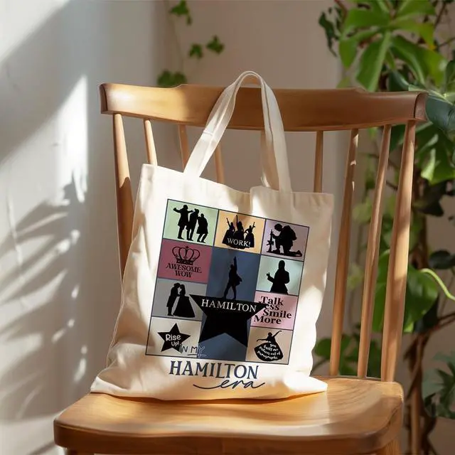 Alt view image 6 of 6 - Canvas Tote Bag Aesthetic for Women,Reusable Canvas Cute Shoulder Bag for Grocery, Shopping, Beach & Daily Use