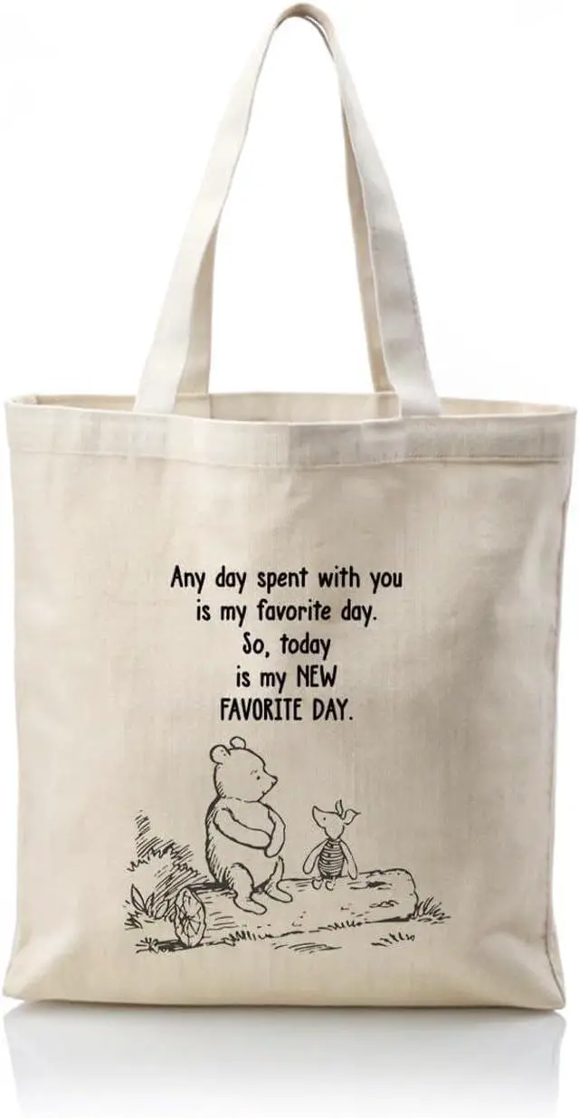 Main image of Canvas Tote Bag Aesthetic for Women,Reusable Canvas Cute Shoulder Bag for Grocery, Shopping, Beach & Daily Use
