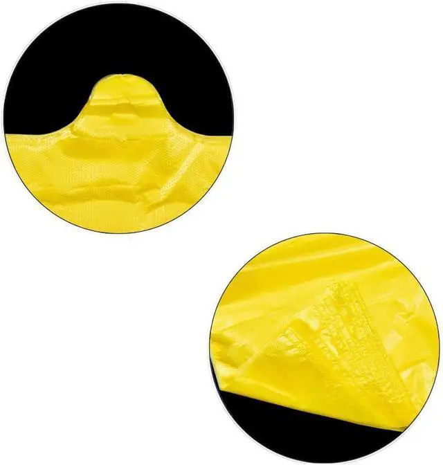 Alt view image 3 of 7 - LazyMe Yellow Plastic Bags with Handles, T Shirt Bags 12x20 Inch, 50 Count