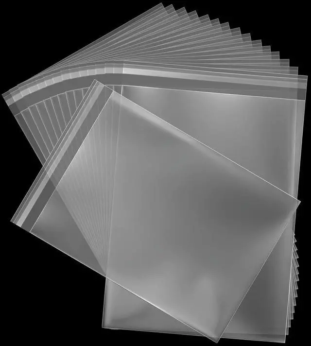 Main image of 120Pcs 9"x12" Self Seal Cellophane Bags, 2 Mil Thick