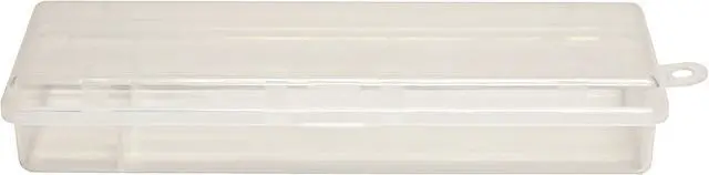 Alt view image 5 of 6 - Creative Hobbies® Clear Polypropylene Mini Storage Box with Hinged Lid & Snap Closure - For Pencils, Pens, Drill Bits, Office Supplies, Organization, Tool Box and More! (1)