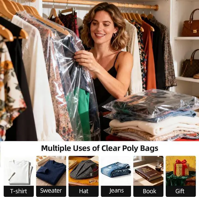 Alt view image 6 of 7 - 100 Count 9x12 Thick Self Sealing Cellophane Bags